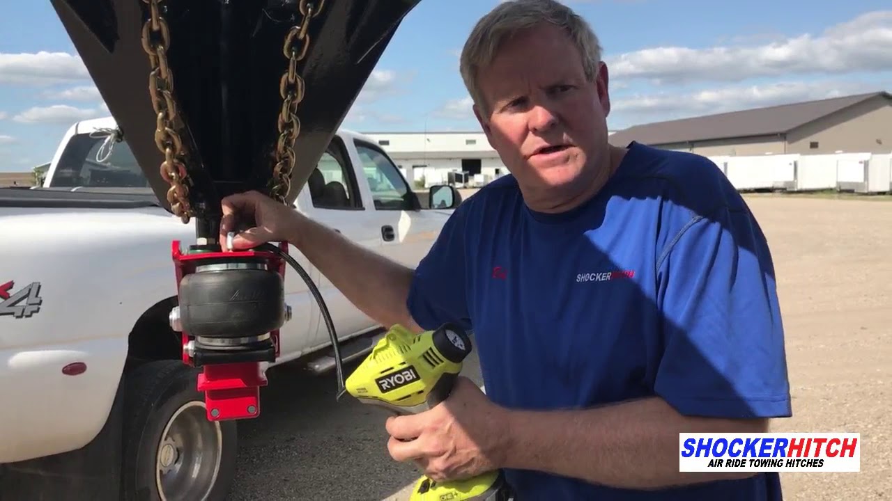 Air Pressure Setting for Shocker Gooseneck Surge Air Hitch - Shocker Hitch