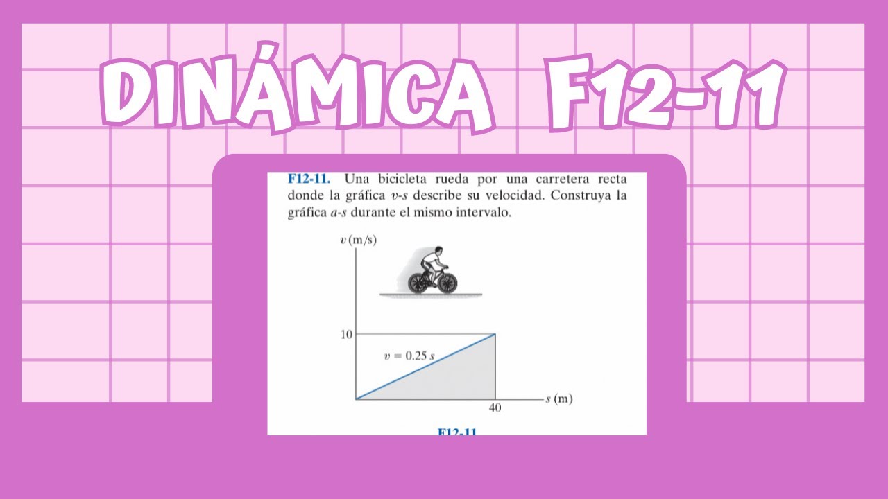 DINÁMICA DE HIBBELER F12-11 EJERCICIO EXPLICADO