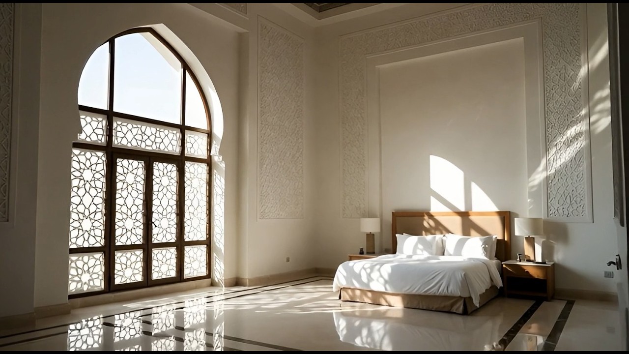 Arabic Cozy Pop Instrumental – Luxury Suite Video | Ramadan Companion (2 Hours)