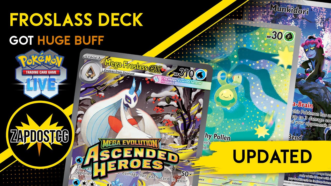 Mega Froslass ex Joins the Munkidori Budew Deck! (Pokemon TCG)