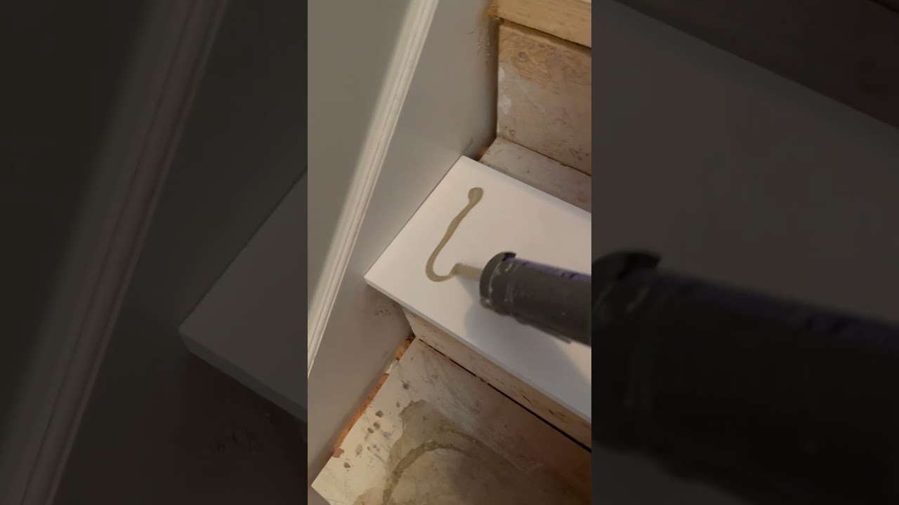 ➡️How to install STAIR RISERS! #shorts #shortsfeed #shortsvideo #newvideo #diy #interiordesign