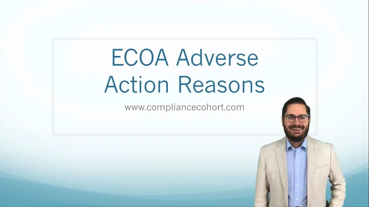ECOA Adverse Action Reasons