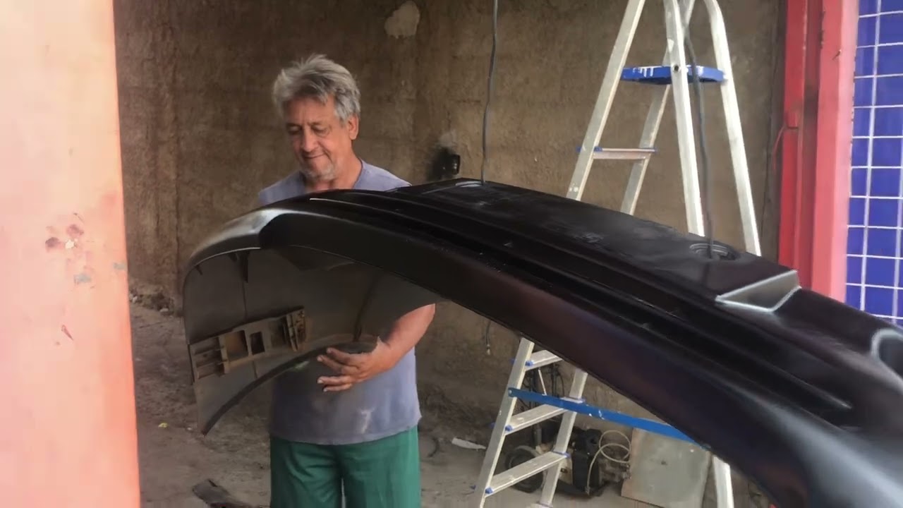 PINTANDO O PÁRA-CHOQUE - SPRINTER 313