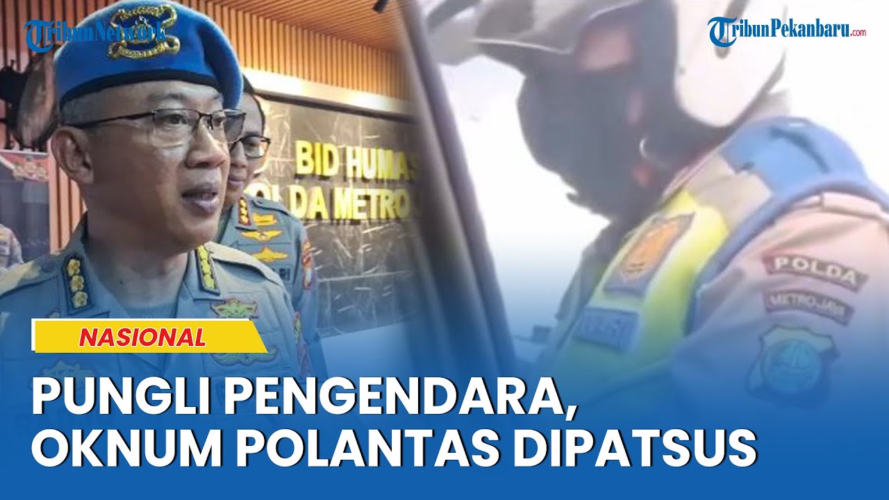 Oknum Polisi Pungli Pengendara di Jakarta Kini Diproses Hukum, Jalani Patsus