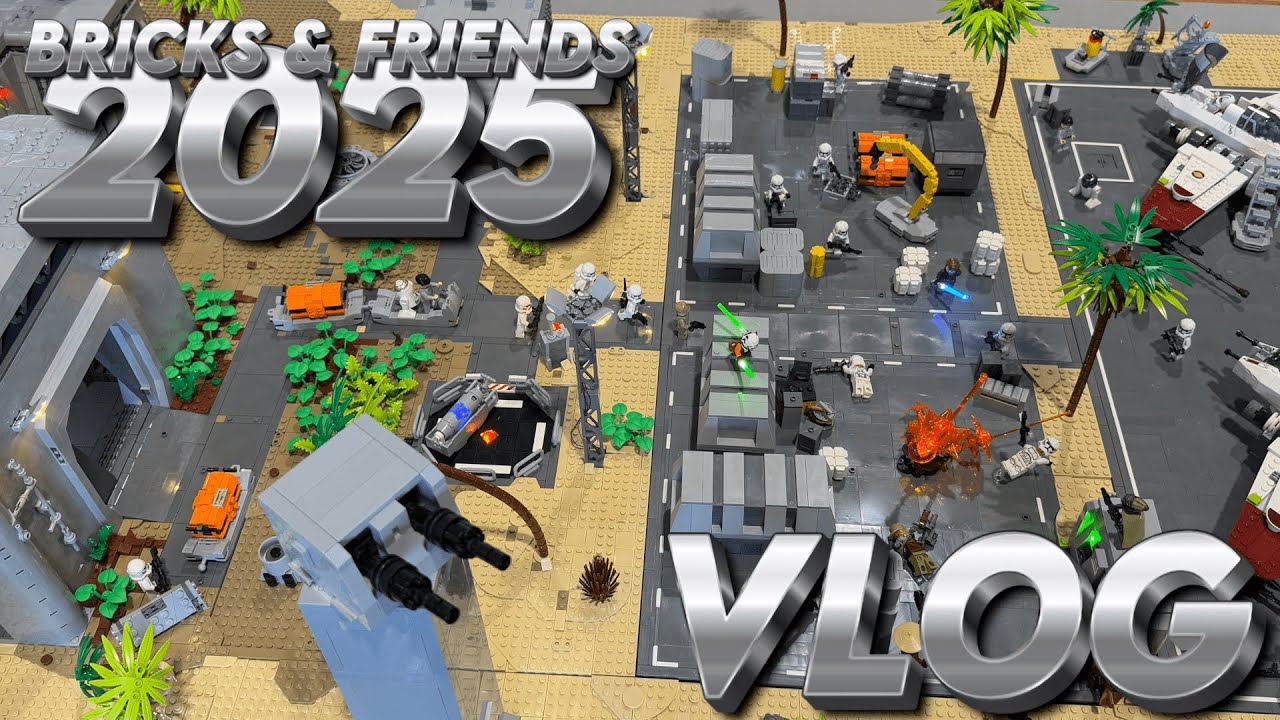 BRICKS AND FRIENDS 2025 - LEGO Klemmbaustein VLOG Rundgang über die Ausstellung in Köln