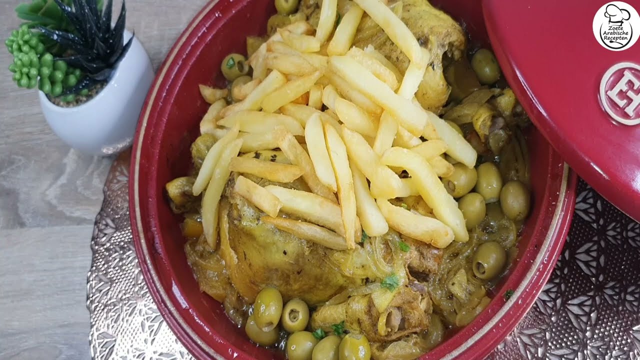 Вкуснейший МАРОККАНСКИЙ ТАДЖИН С КУРИЦЕЙ И ОЛИВКАМИ!! из простых ингредиентов!!