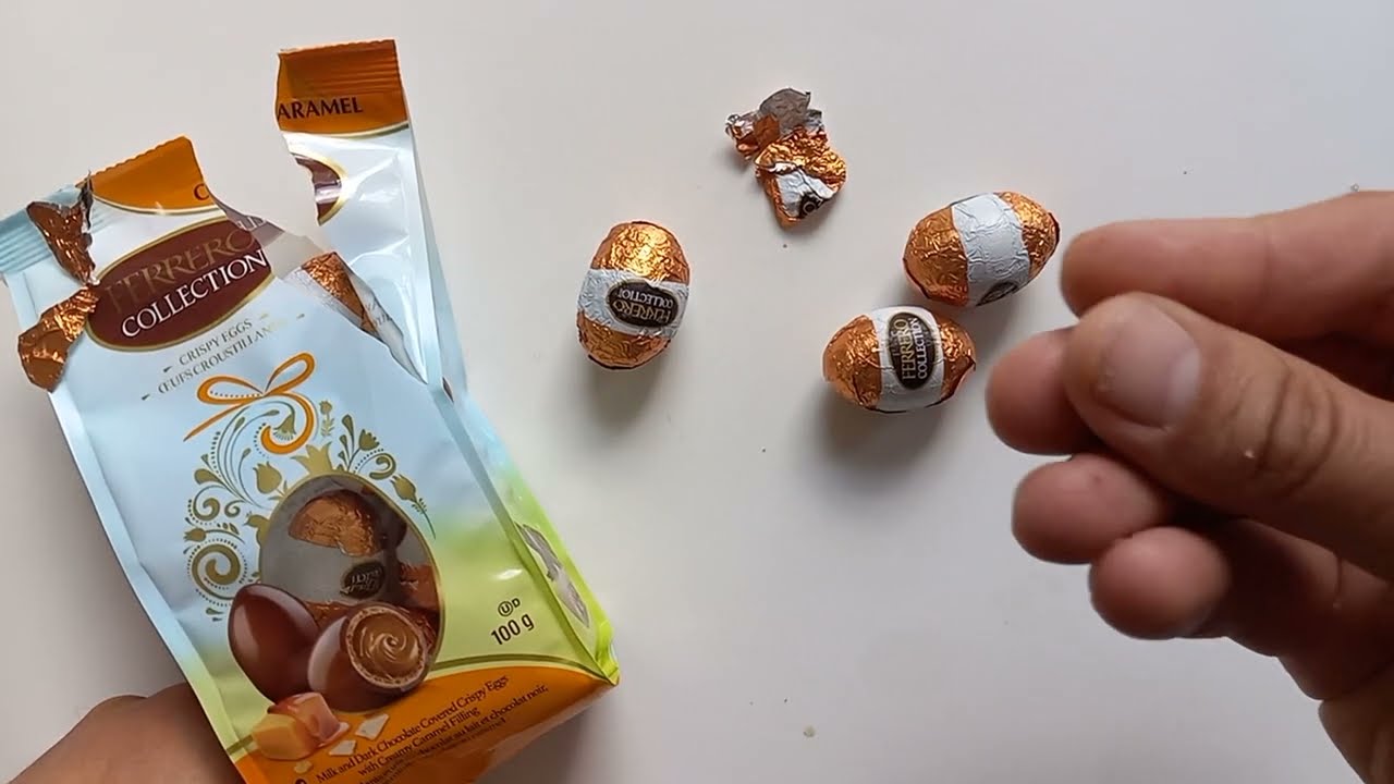Ferrero Collection crispy caramel eggs review
