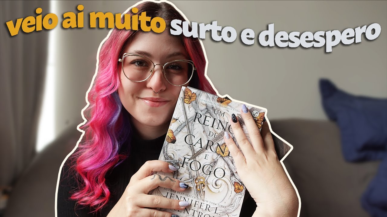 VLOG DE LEITURA: LENDO UM REINO DE CARNE E FOGO | sem spoiler | Travessa do Livro