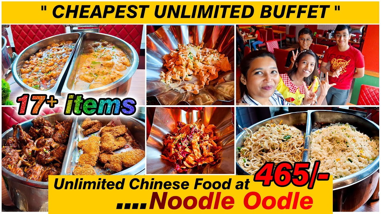Unlimited Prawn, Fish Fry, Chicken | Best Buffet in Kolkata | Chinese Buffet | Noodle Oodle