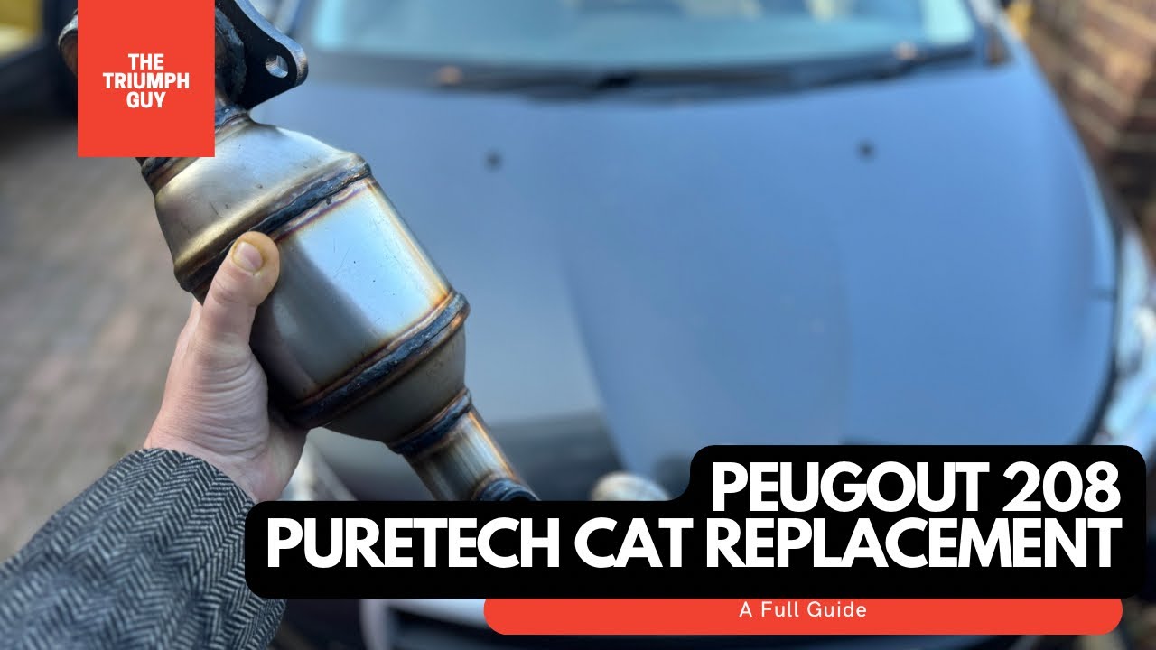 Peugeot 208 PureTech 1.2 &ndash; Руководство по снятию и установке каталитического нейтрализатора
