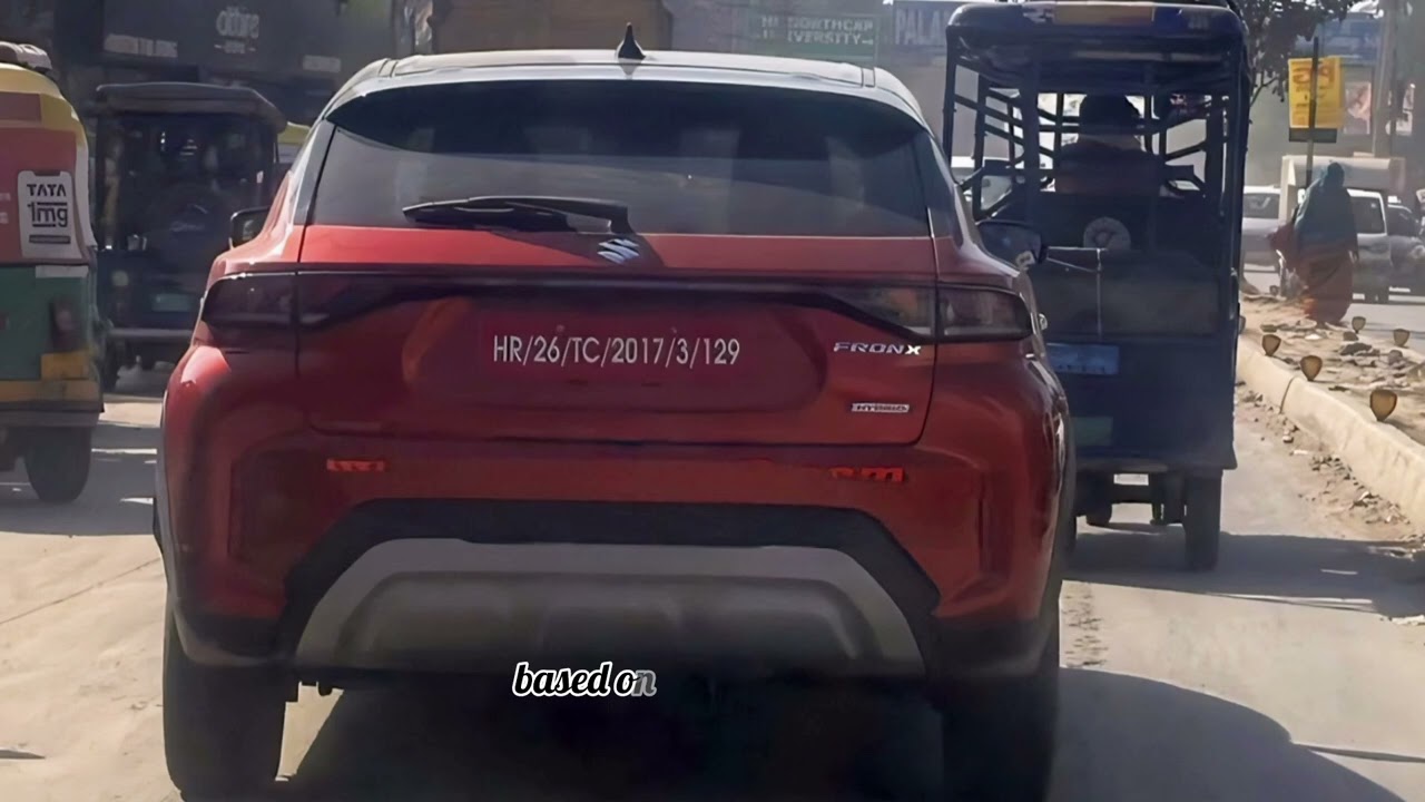 Maruti Suzuki Fronx Hybrid: First Look at Strong Hybrid Powertrain!