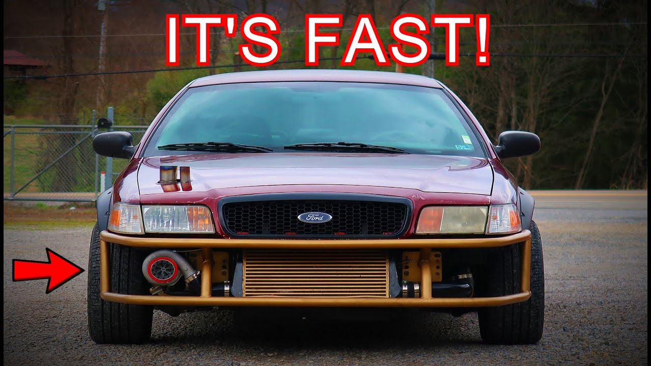TURBO Crown Vic — первый драйв, тяга и гонки!