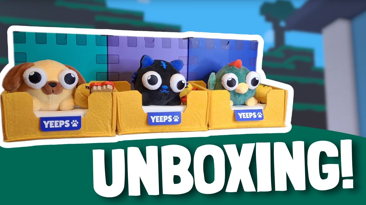 Распаковка плюшевой игрушки YEEPS PET!