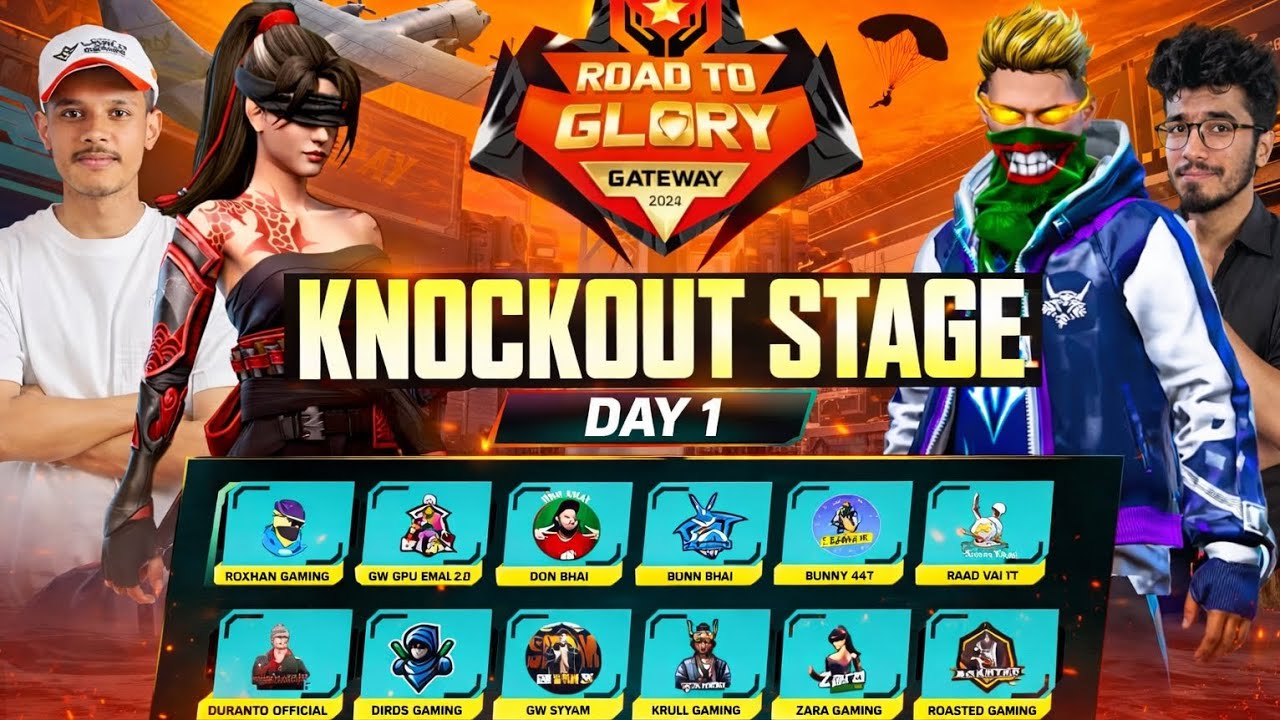 Road To Glory Gateway 2026 | Knockout Stage Day 1 | Full Match Highlights