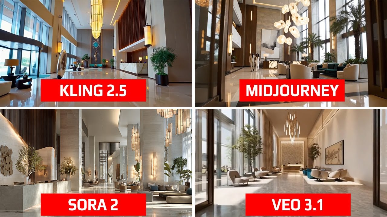 Сравнение лучших видеогенераторов на основе искусственного интеллекта для архитектуры