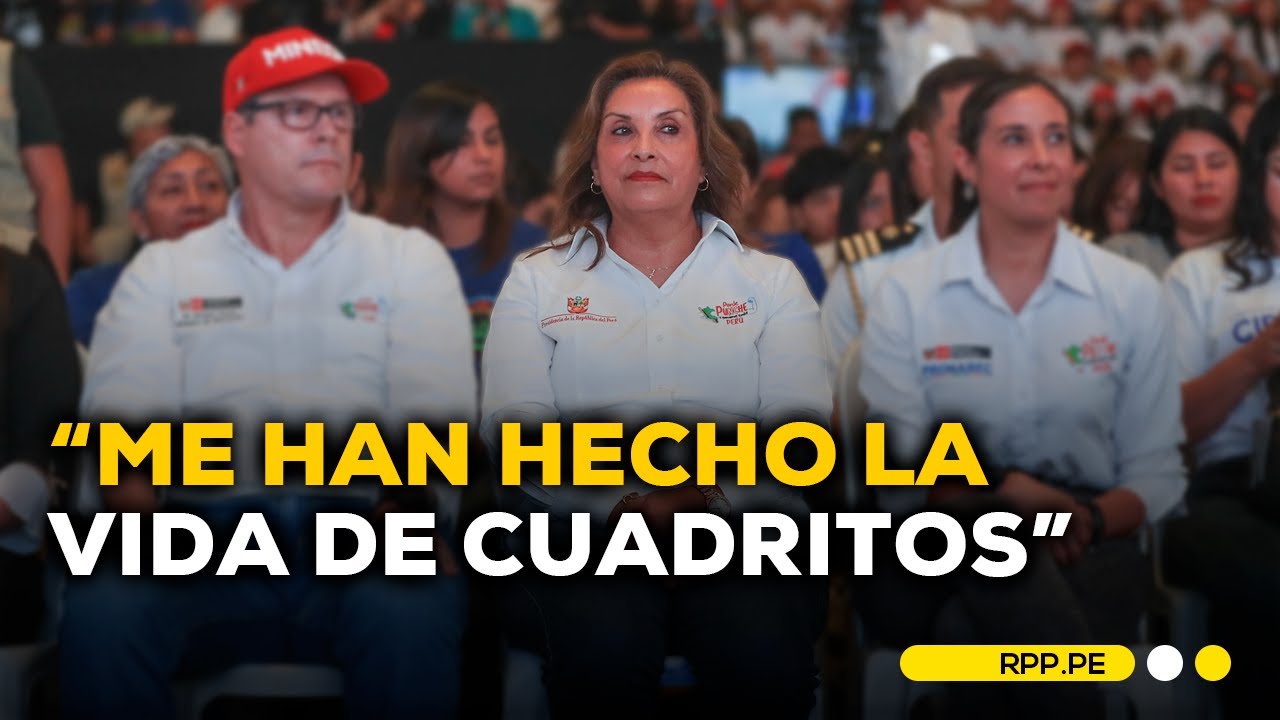 Dina Boluarte aseguró que le 
