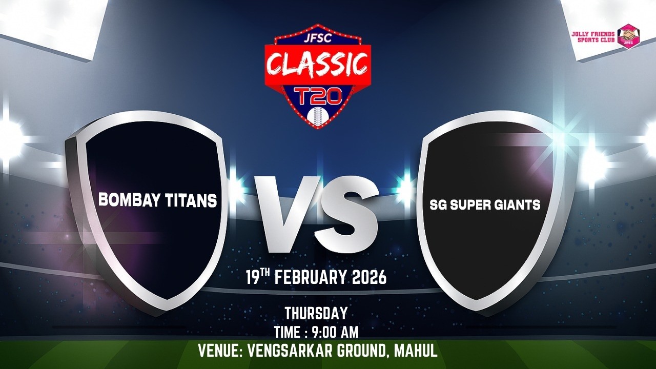BOMBAY TITANS VS SG SUPER GIANTS | JFSC CHAMPIONS LEAGUE T20 | SEASON 1