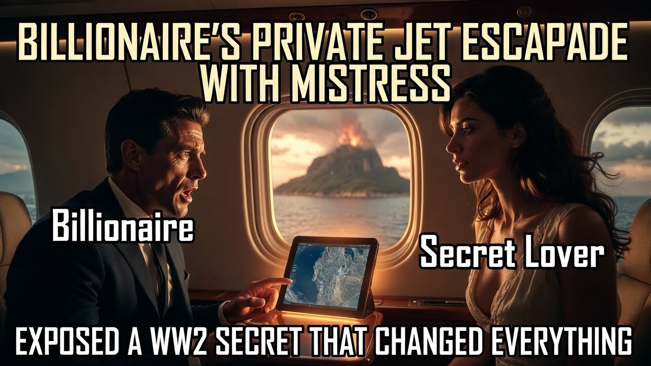 Billionaire Flew Private Jet to Luxury Island With Lover — Flight Path Exposed a Hidden WW2 Secret