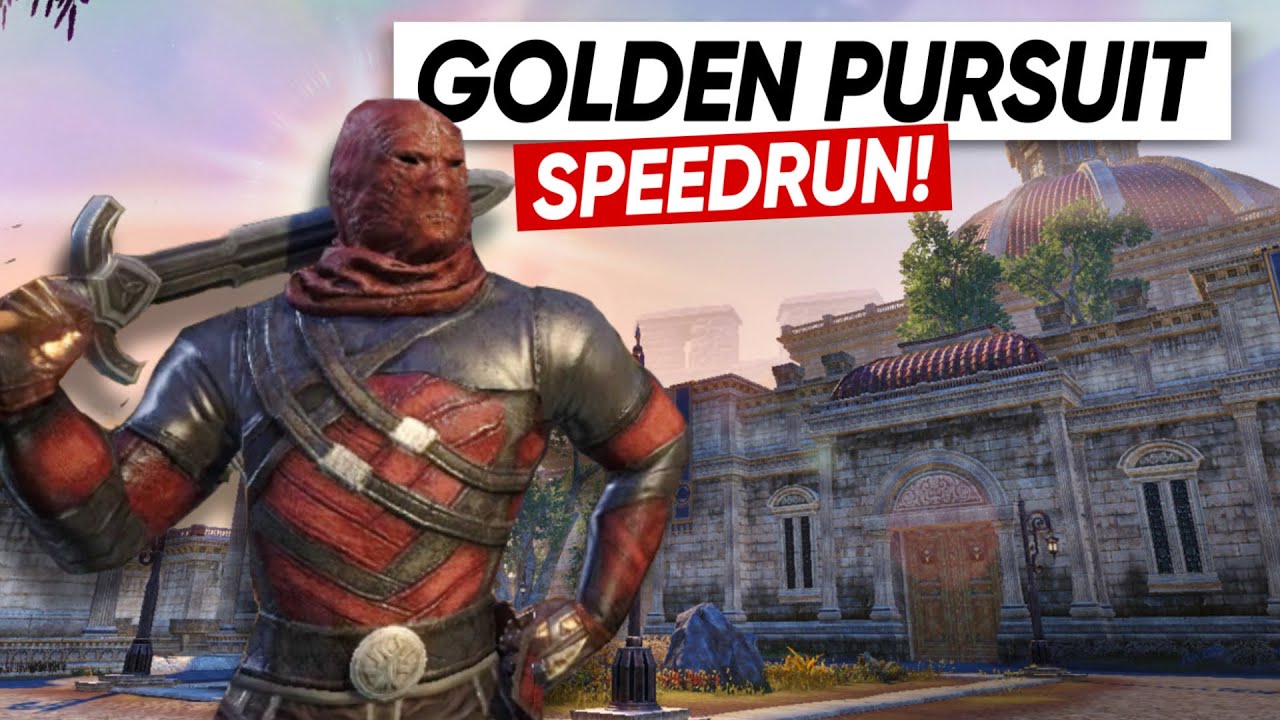ESO Speedrun, but it&rsquo;s Golden Pursuits