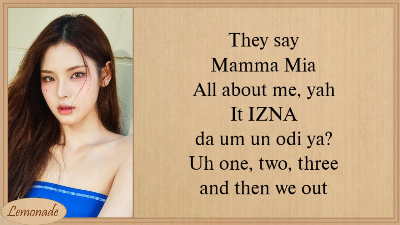 izna Mamma Mia Easy Lyrics