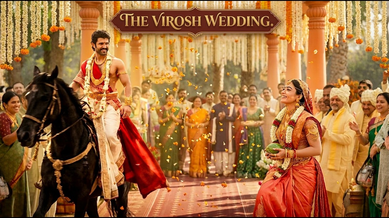 VIROSH Weddding Celebrations With Celebrities #vijaydeverakonda #rashmikamandanna #alluarjun