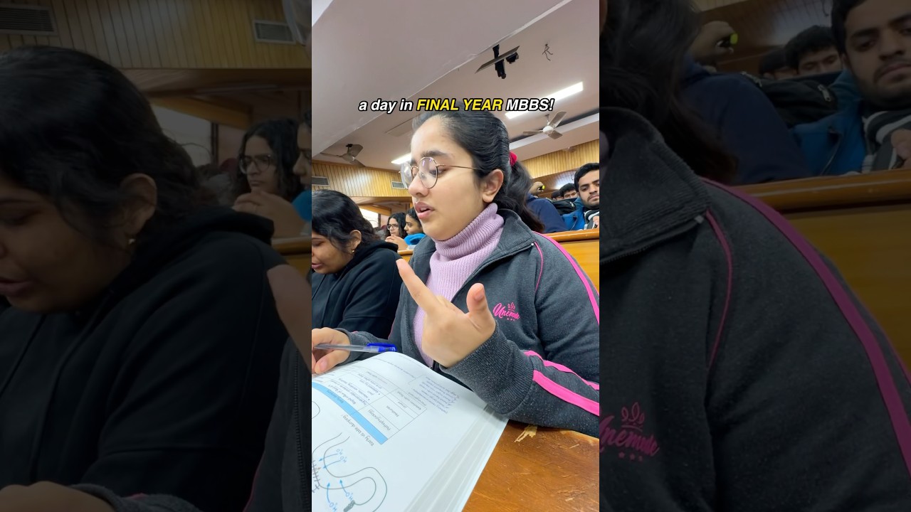 A day in FINAL YEAR MBBS! 🩺🥼 #minivlog #mbbsstudent