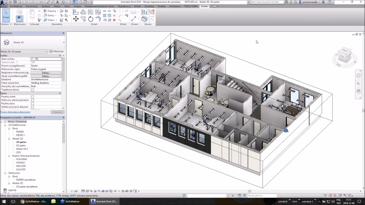Autodesk Revit MEP &ndash; ustawienia elektryczne okablowanie, definicje napięcia, systemy dystrybucji.