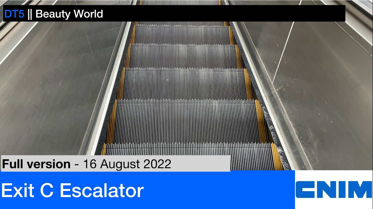 Beauty World MRT Station || CNIM Escalator (Exit C)