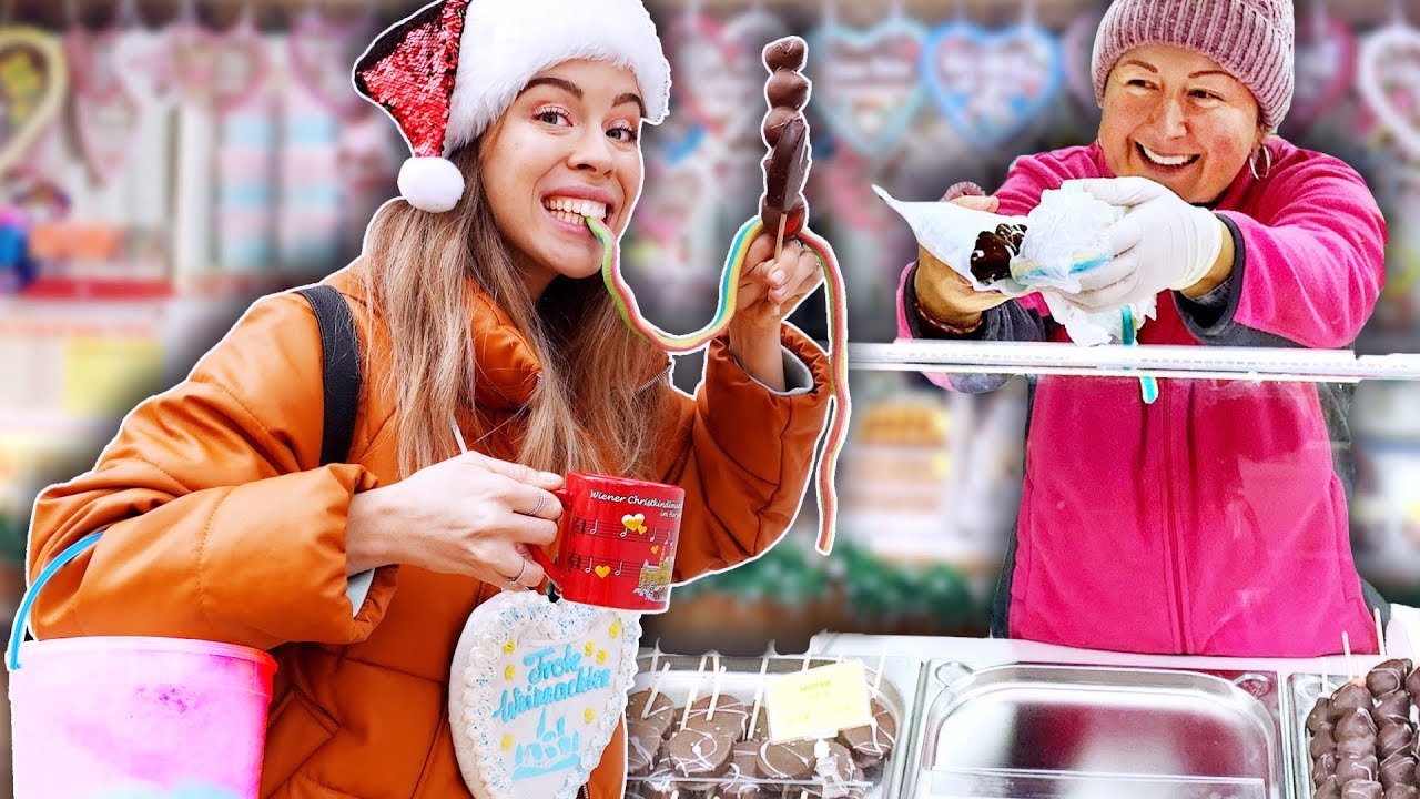 Ich darf nur WEIHNACHTSMARKT ESSEN f&uuml;r 24 Std! Wiener Christkindlmarkt 2019