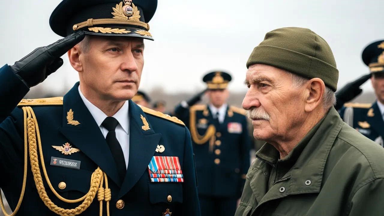 Weteran próbuje wejść na pogrzeb — czterogwiazdkowy generał przerywa ceremonię