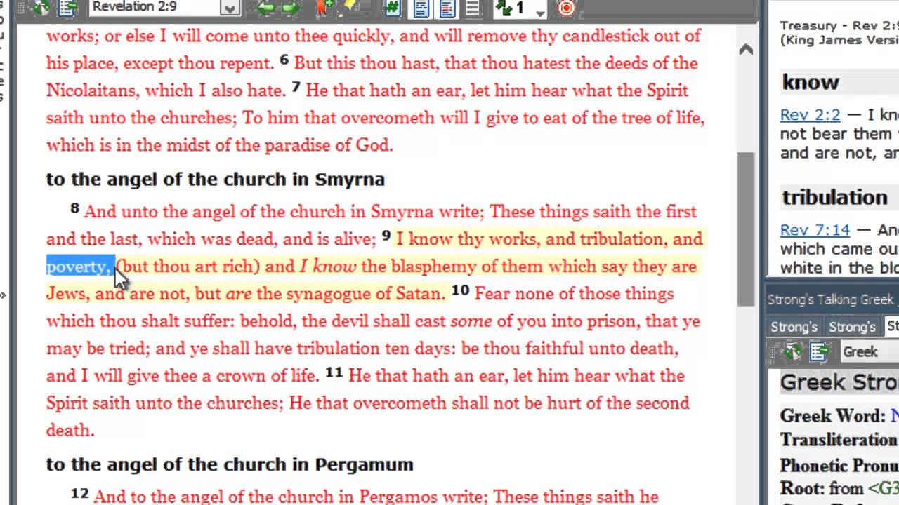 Revelation 2:9 Bible prophecy teaching