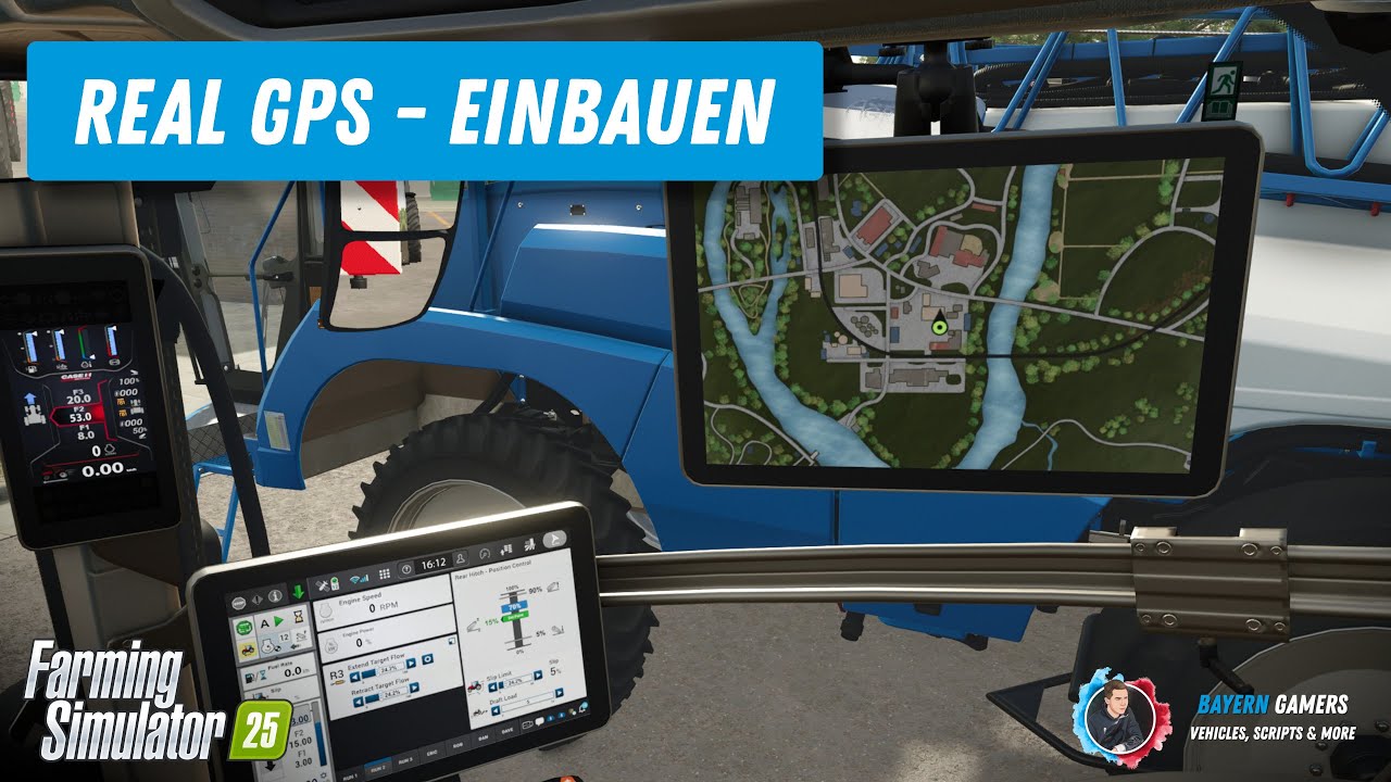 LS25 RealGPS  🔥 Karte in Modfahrzeugen verbauen 🛠️ Farming Simulator 25 Tutorial ℹ️