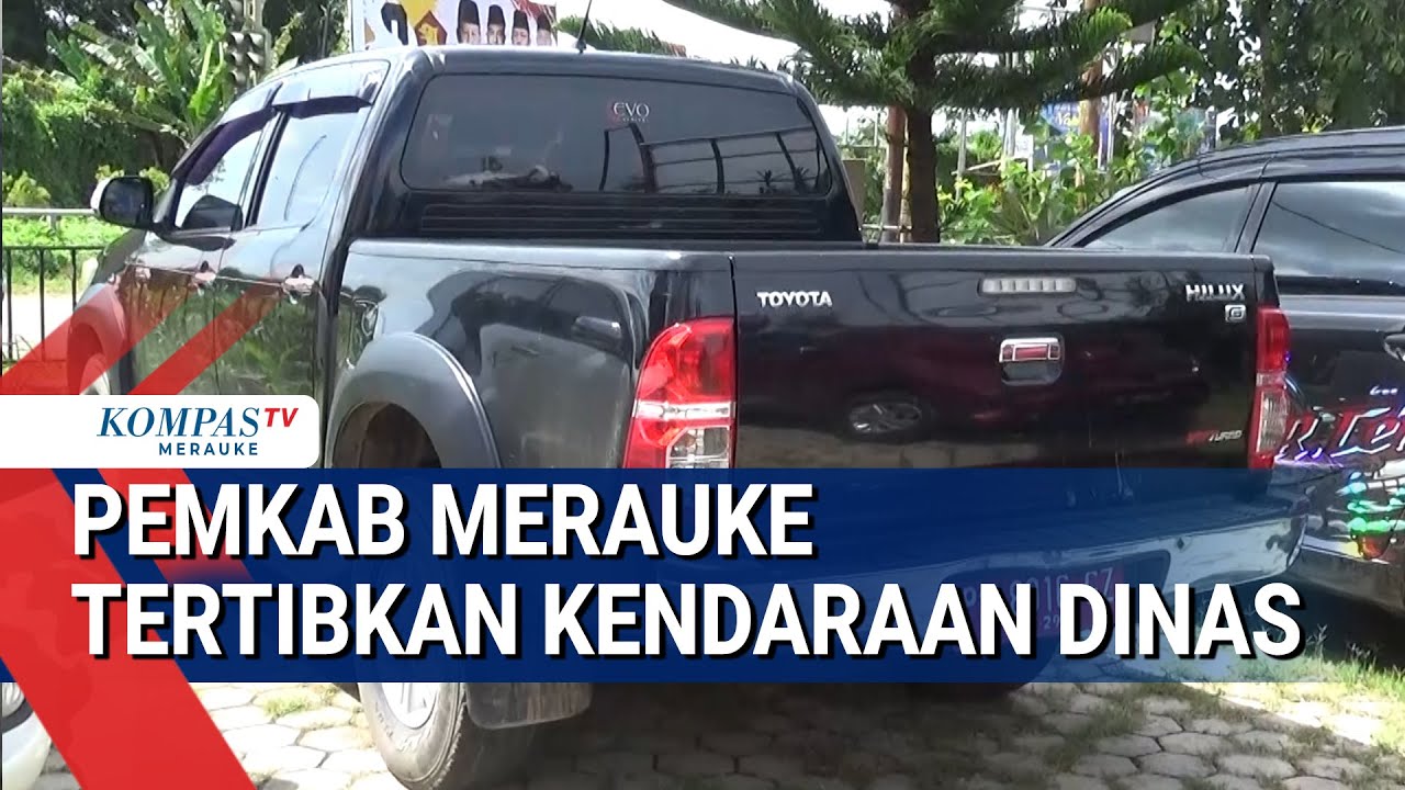 Pemkab Merauke Tertibkan Kendaraan Dinas