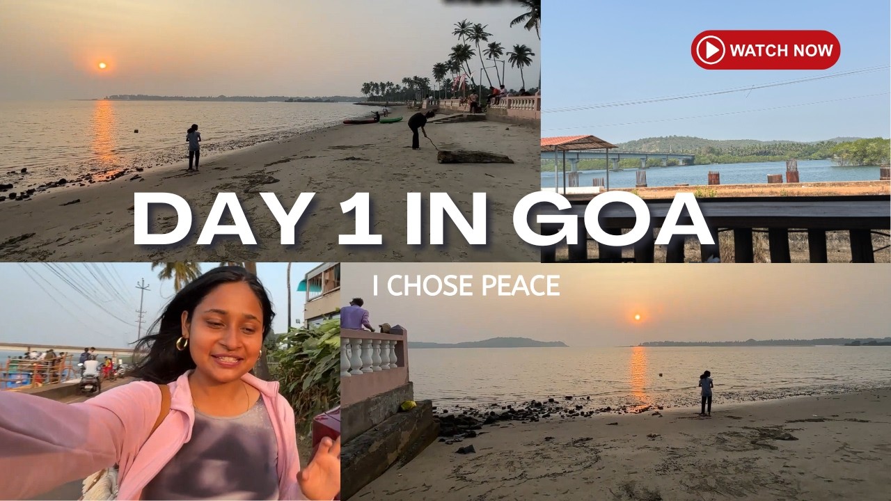 DAY 1 of MY FIRST SOLO TRIP In GOA | PART 2 | Alone, Free & Healing