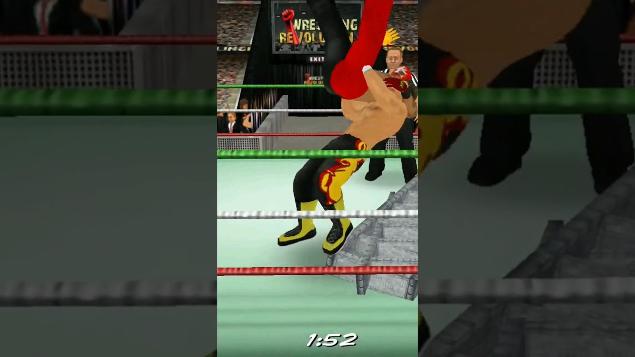 Back Body Drop On Ladder To Rey Mysterio। 