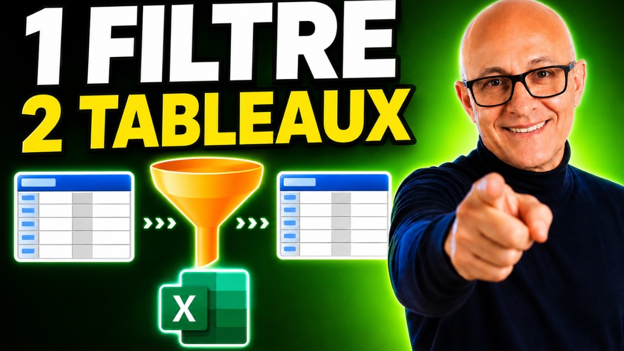 2 Tableaux, 1 Filtre Excel (Méthode Pro)