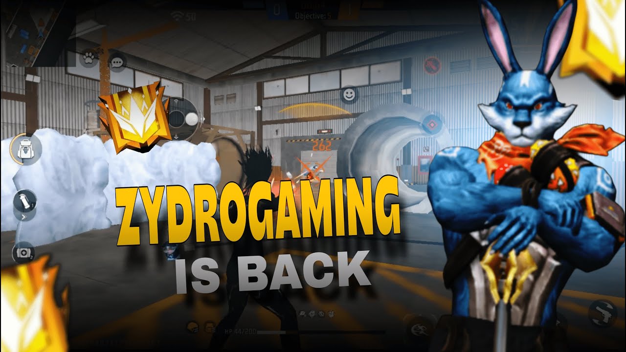 ZydroGaming is back with another Free Fire live stream.