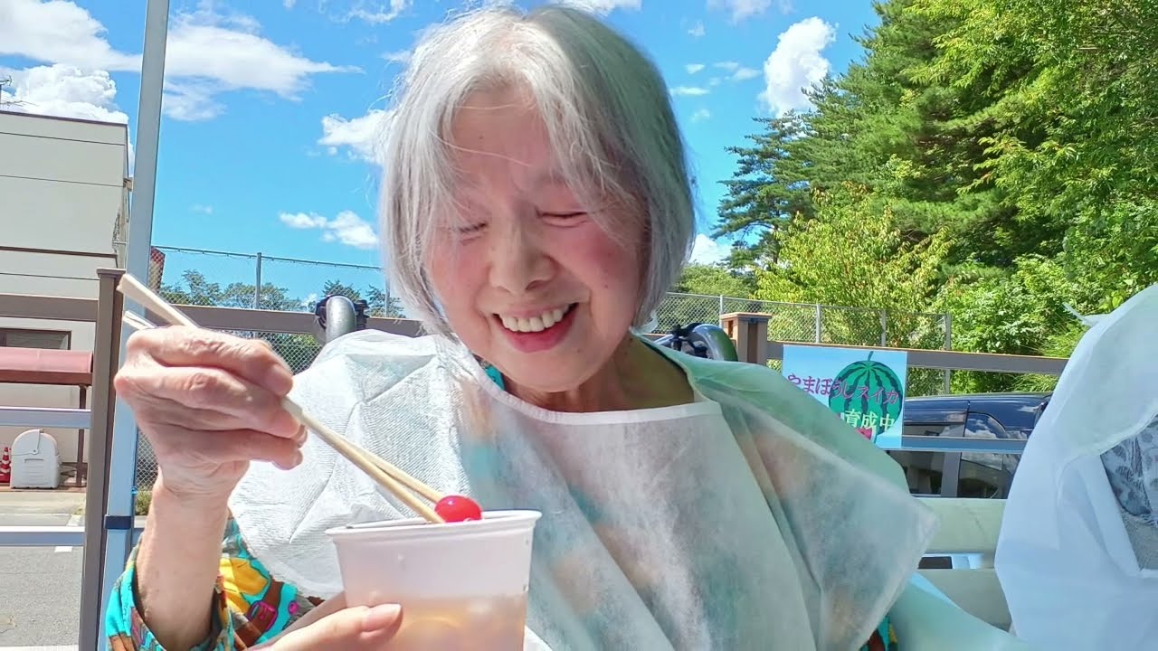 【介護レク】高齢者デイサービスやまぼうし桜台　流しそーめん