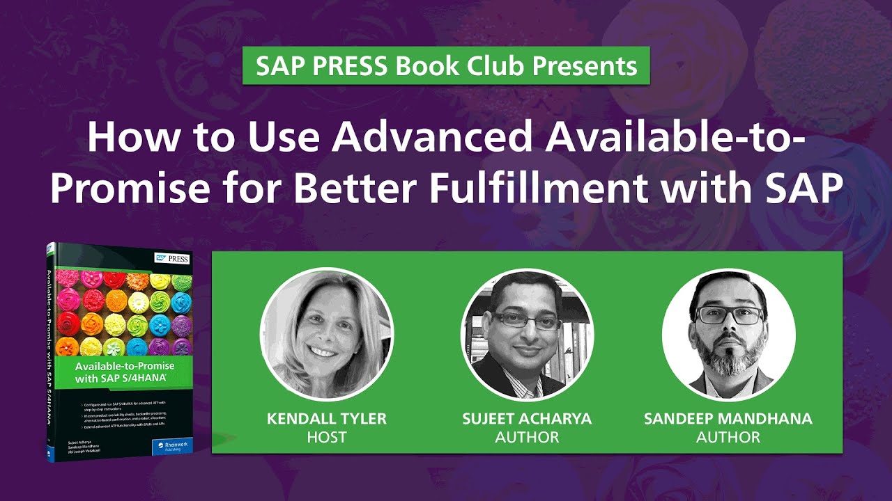 SAP S/4HANA Advanced ATP Q&A with SAP's Sujeet Acharya and Sandeep Mandhana