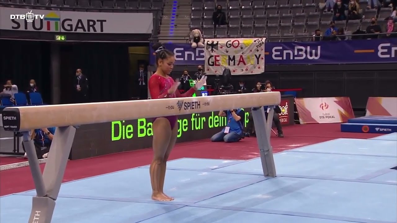 🥇 Konnor McClain (USA) Balance Beam 2022 DTB Pokal Event Finals | CoP : 2022-2024