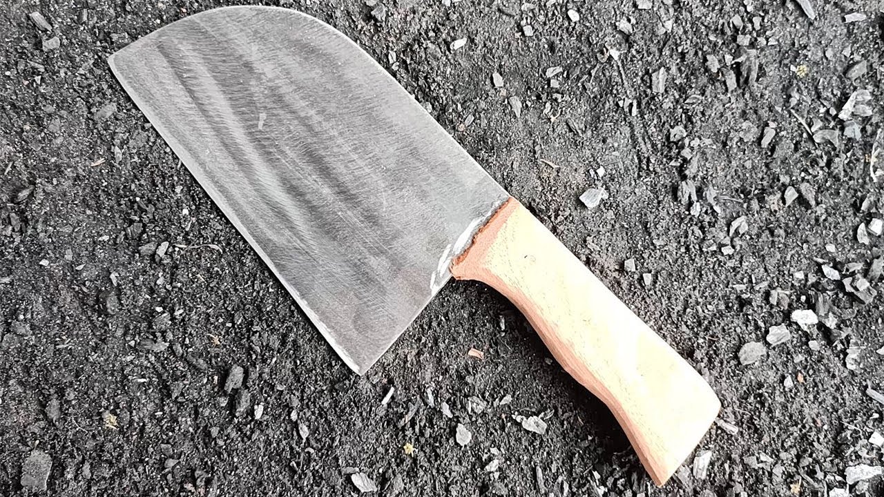 Knife Making - Forging A Kitchen Knife From Chainsaw Bar