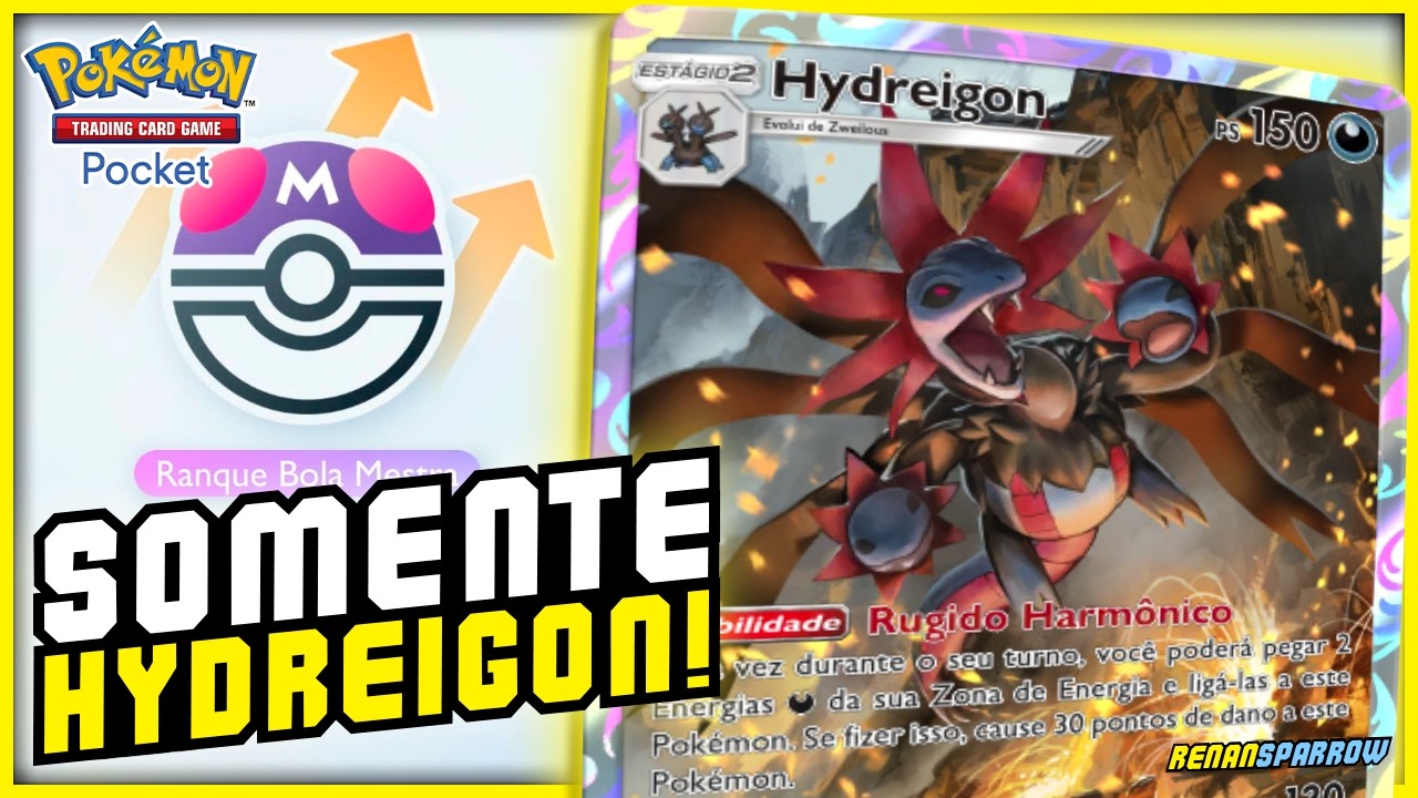 DECK MONO HYDREIGON ME LEVOU AO MESTRE! 🔥 || Pokémon TCG Pocket #462