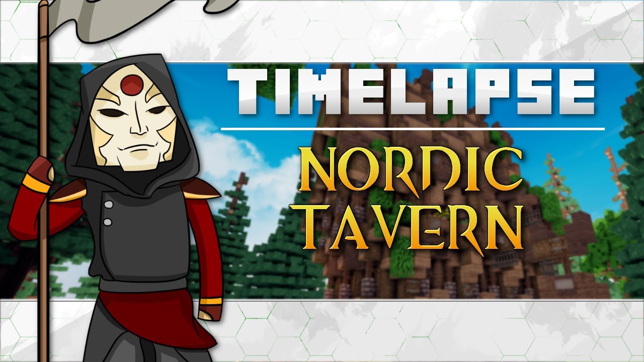 Minecraft Timelapse: Nordic Tavern (Fantasy)