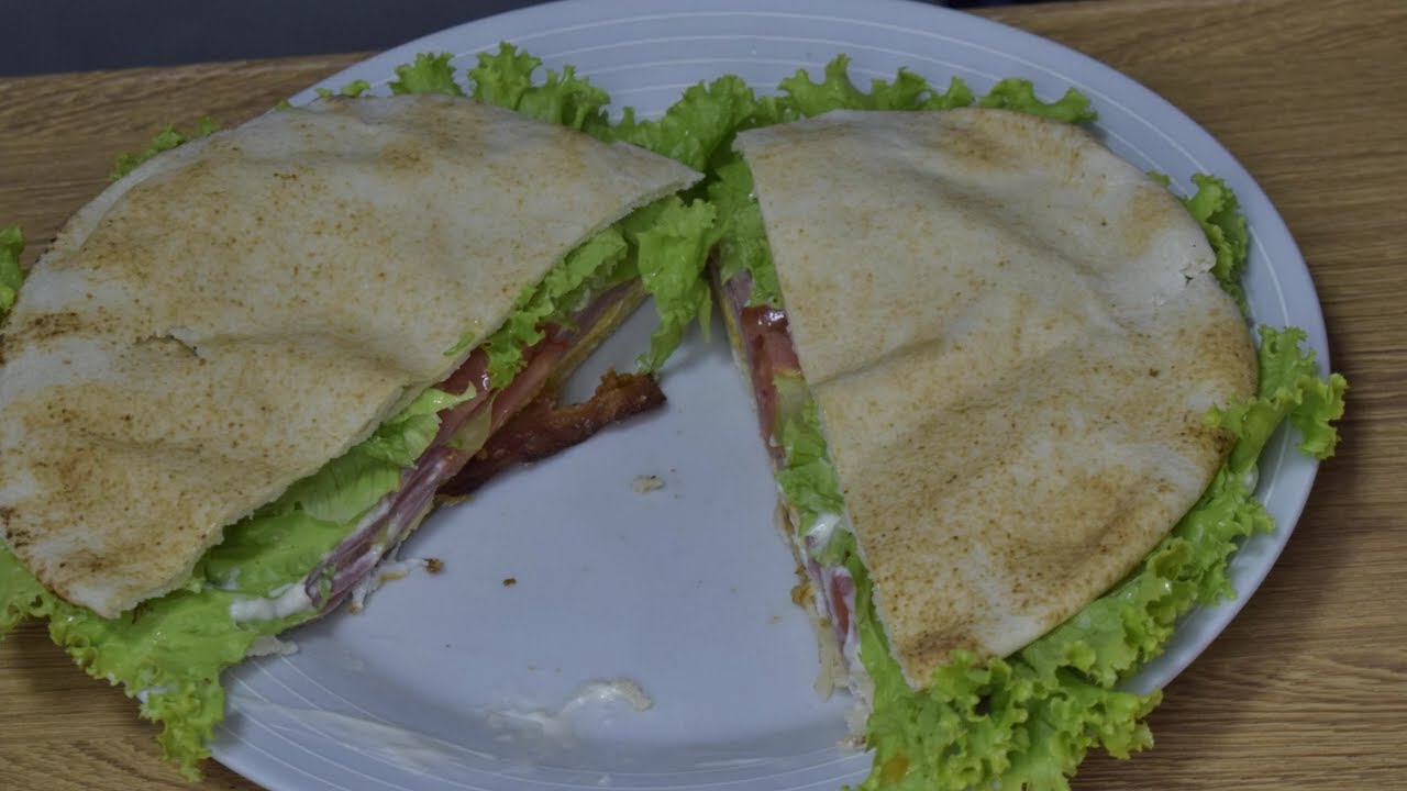 O MELHOR SANDUÍCHE  COM PÃO SÍRIO| FÁCIL E RÁPIDO