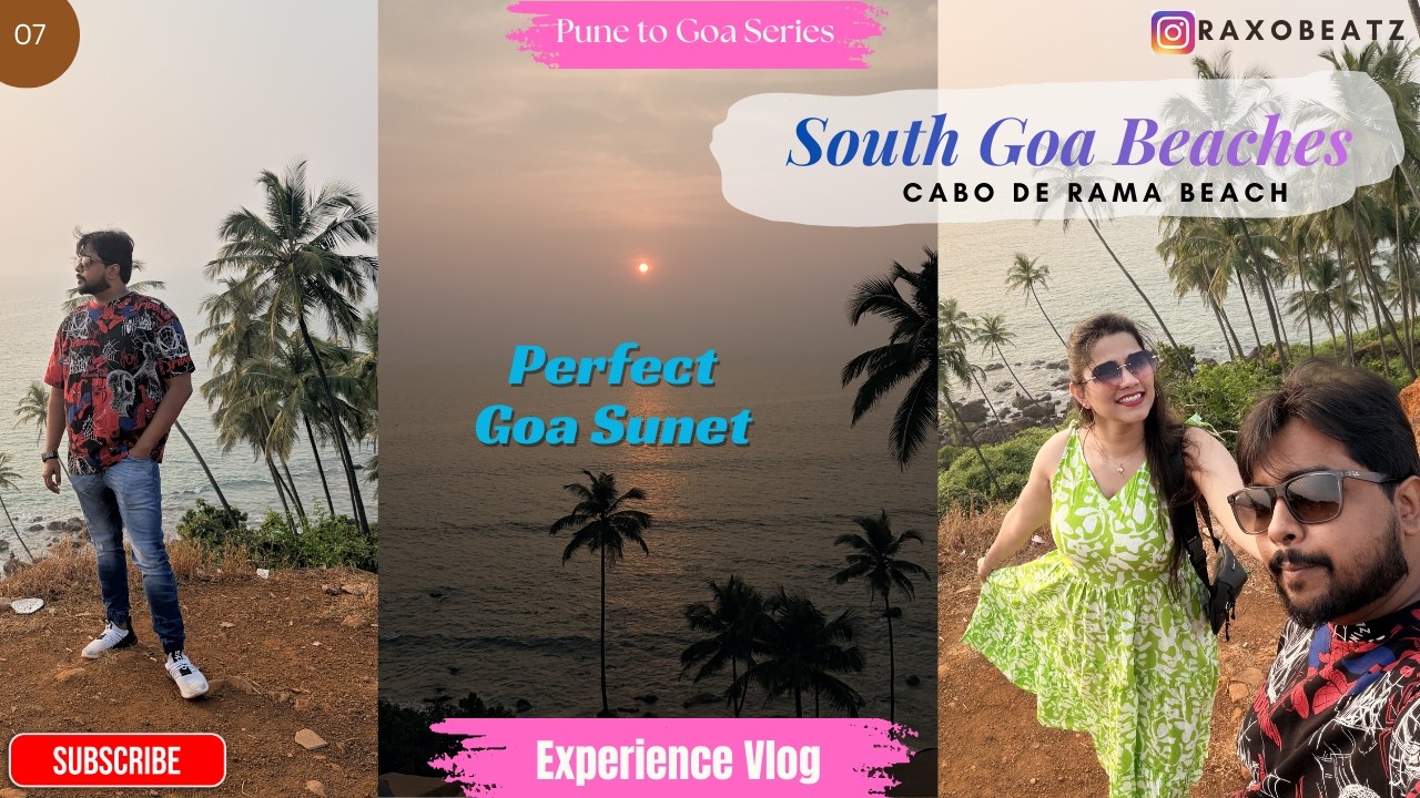 Cabo De Rama Beach Goa 🇮🇳 | South Goa&rsquo;s Best Sunset Spot (Travel Guide) l Pune to Goa Series