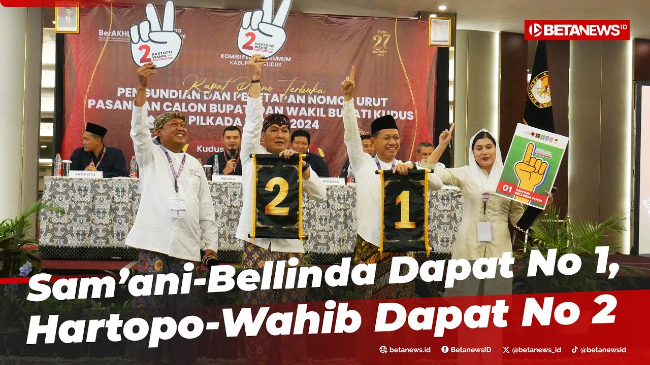 Ambil Nomor Urut, Hartopo-Wahib Naik Hummer, Sam’ani-Bellinda Jalan Kaki