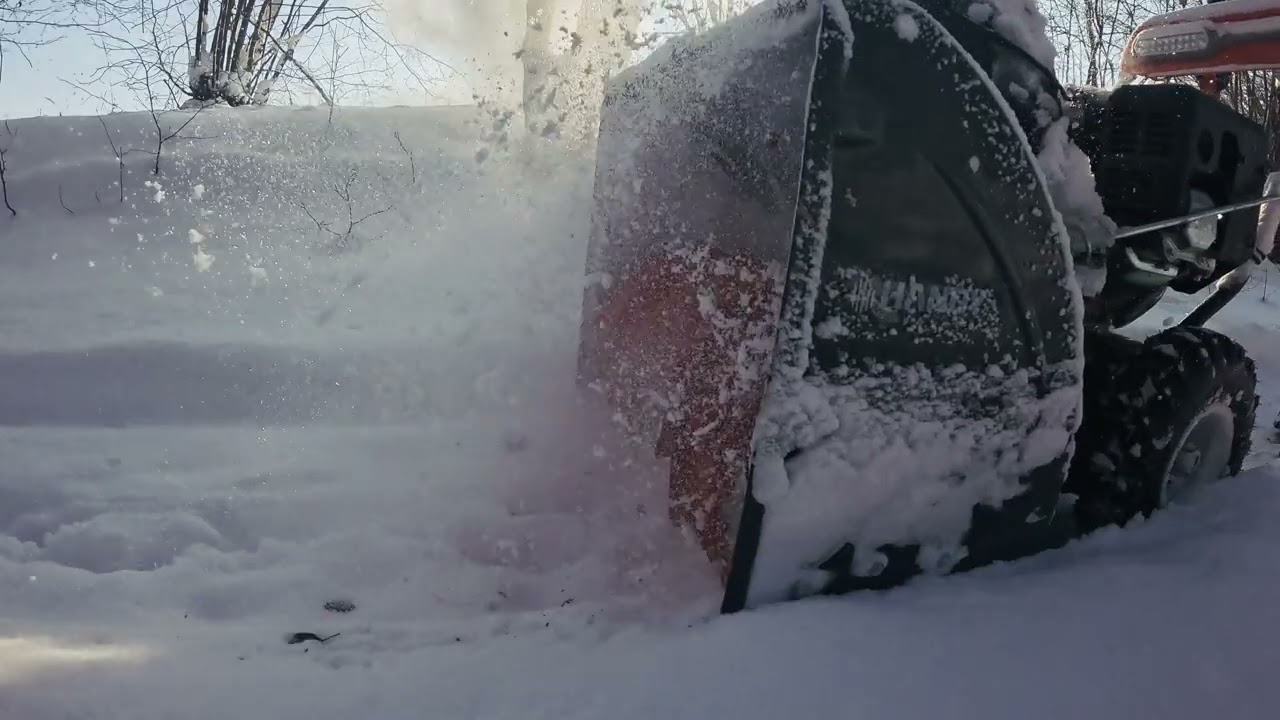 Snow Blower Cleanup After Heavy Snowfall ❄️ Relaxing Snow Clearing + Chill Music | Winter Relax