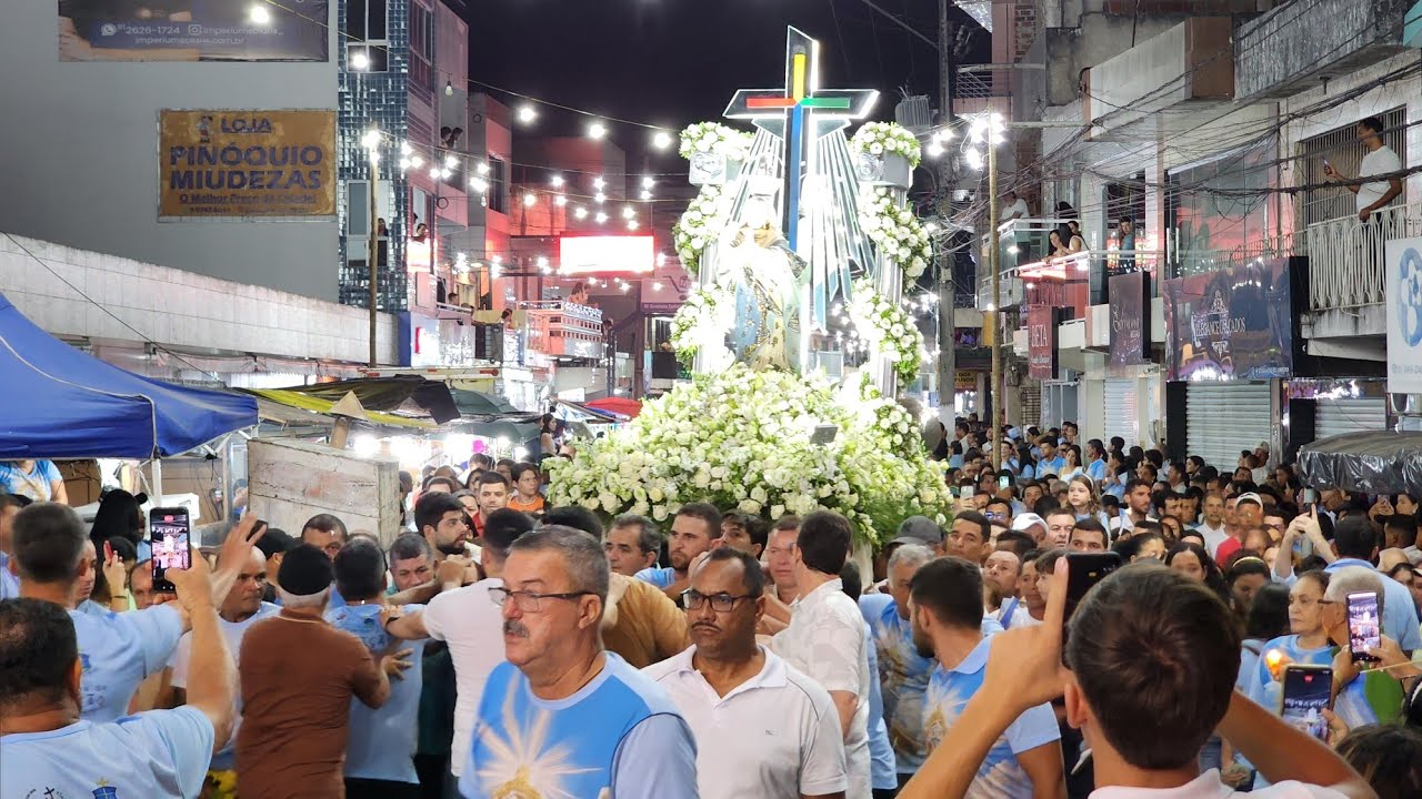 A Chegada da Prociss&atilde;o da Padroeira Nossa Senhora da Concei&ccedil;&atilde;o, Orob&oacute; - PE 08/12/2025 