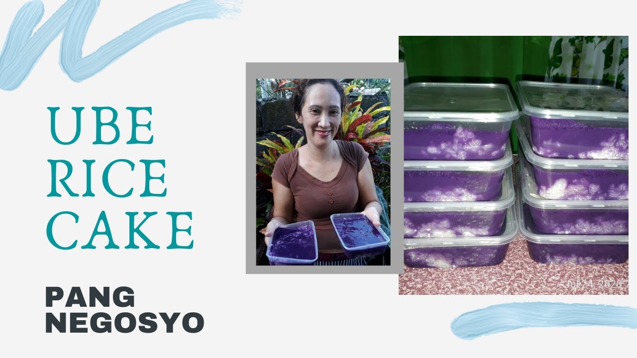Ube Rice Cake Pangnegosyo|with complete costing @ description box below (vlog #2)