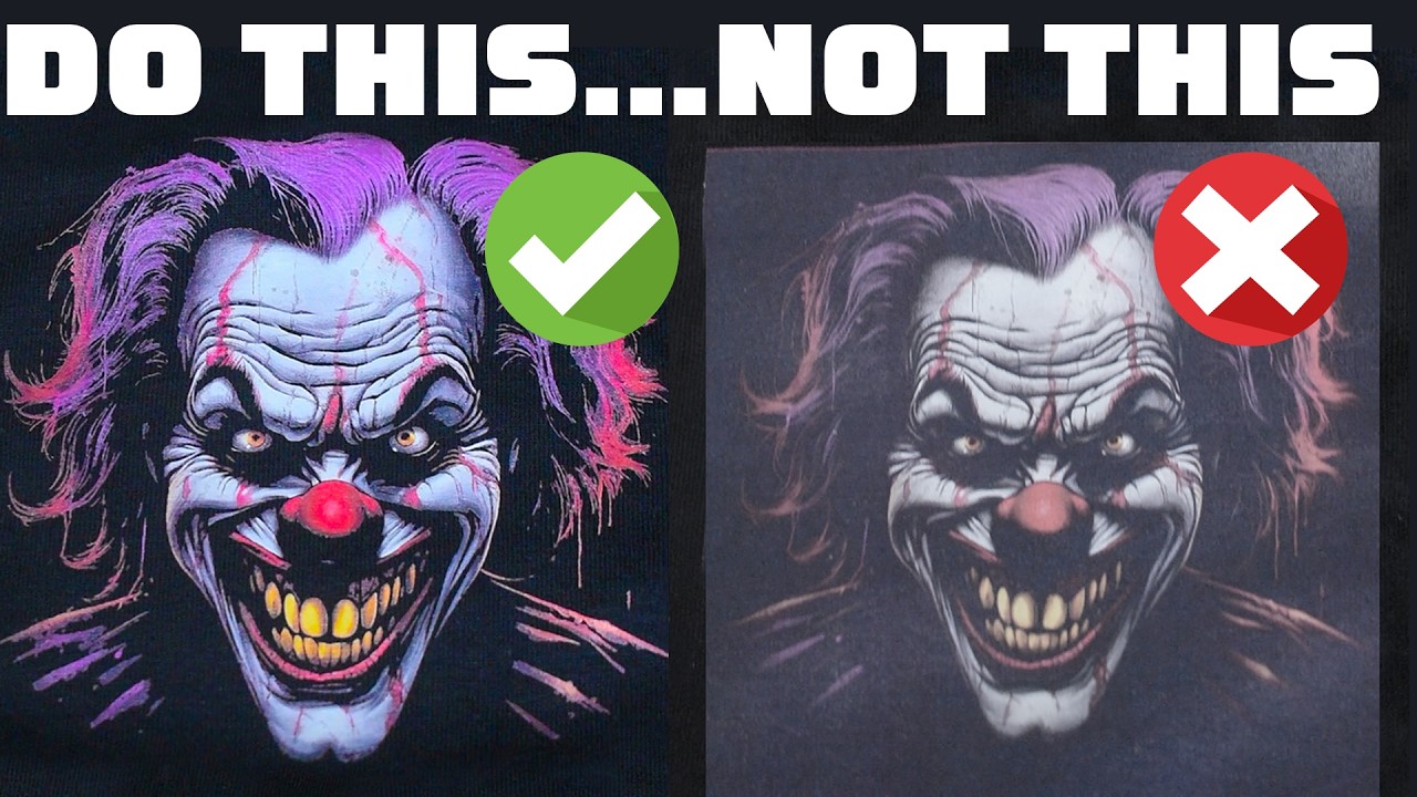 You've Been Printing T-shirt WRONG! (White Toner Prints)
